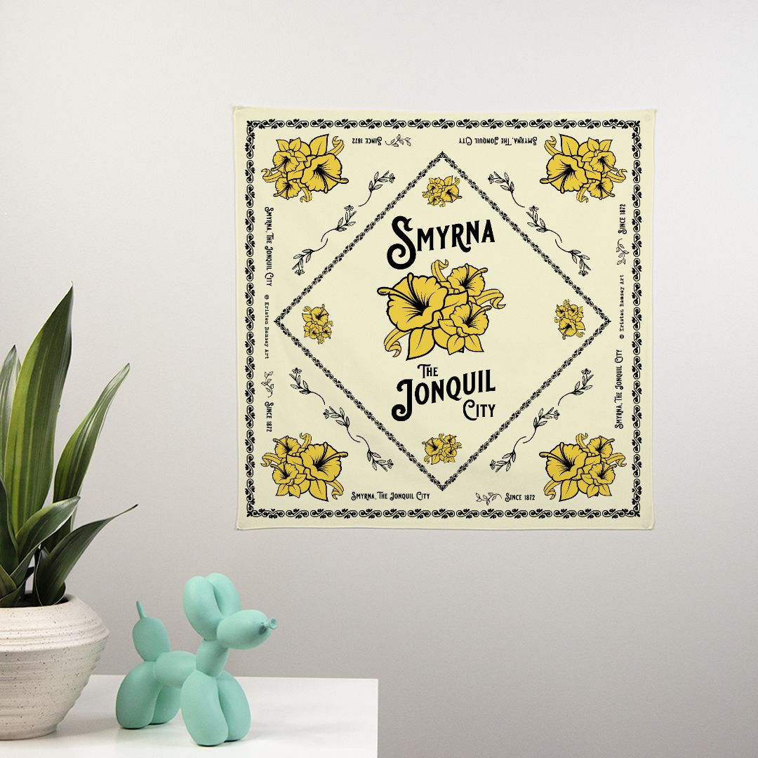 Smyrna Jonquil City Bandana Cream/Yellow