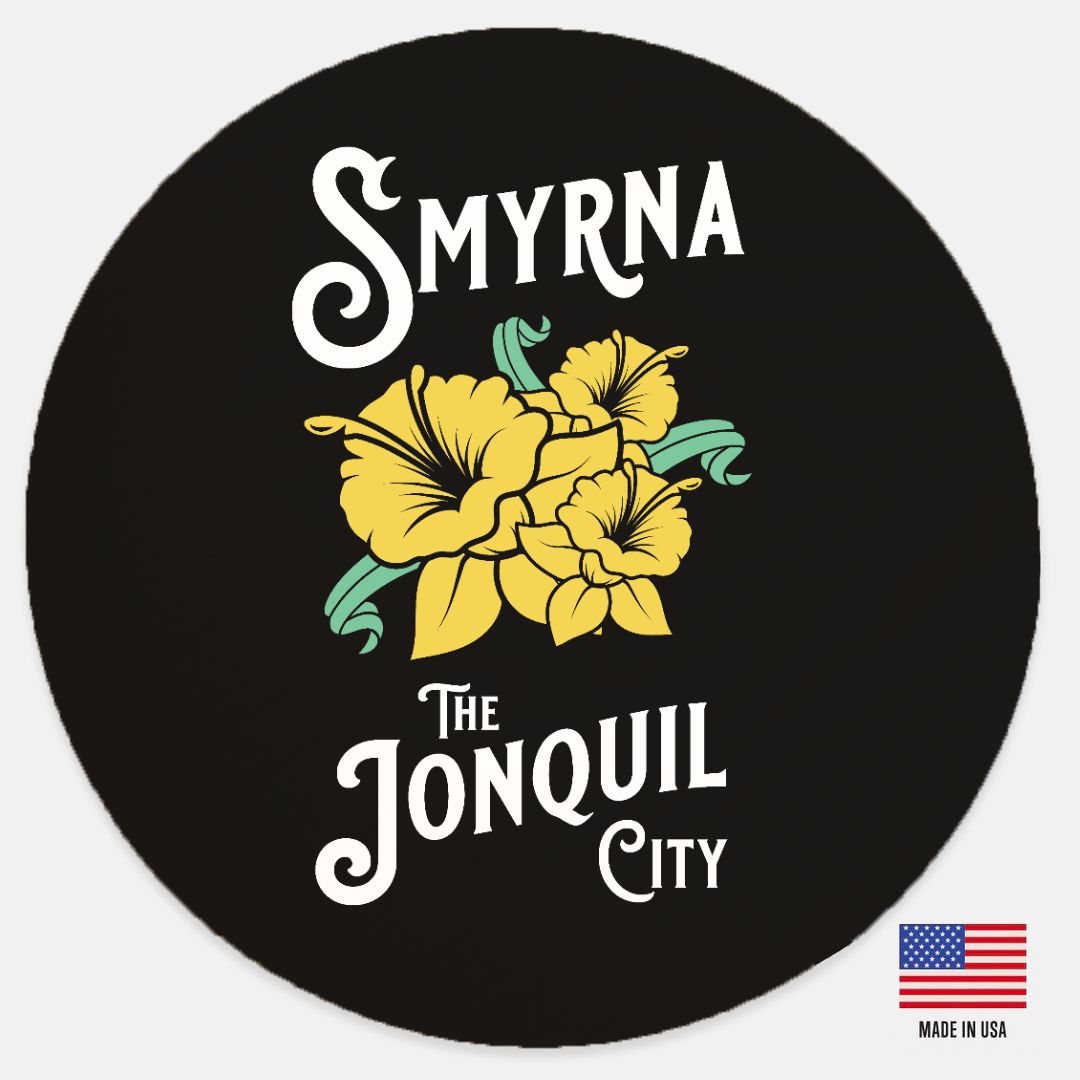 12" Smyrna Jonquil City Wood Sign