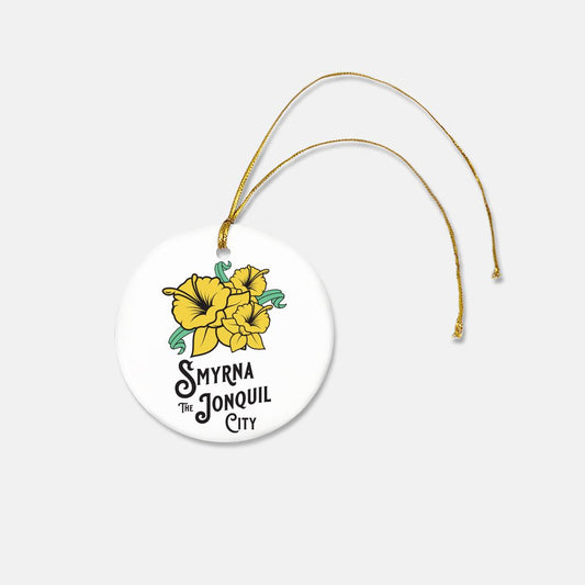 Smyrna Jonquil City Ceramic Christmas Ornament