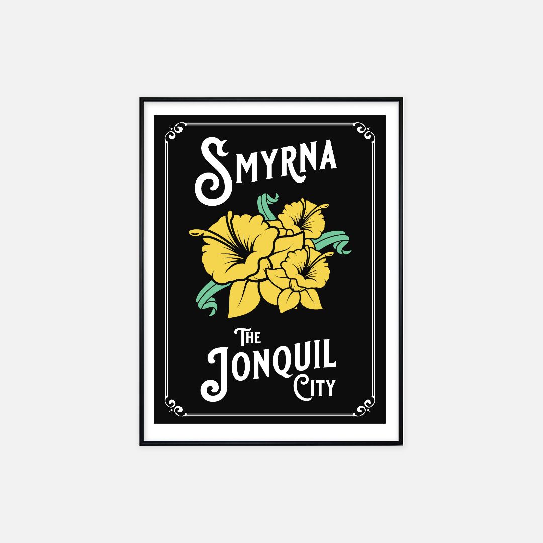 Smyrna Jonquil City Poster - 18" x 24"