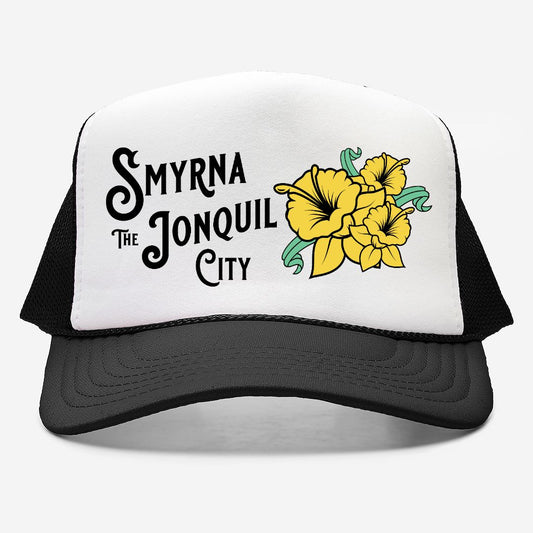 Smyrna Jonquil City Embroidered Trucker Hat