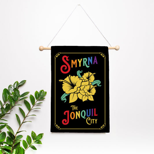 Smyrna Jonquil City 12x18 Garden Flag, Pride Edition