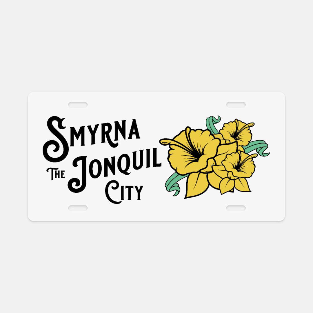 Smyrna Jonquil City License Plate